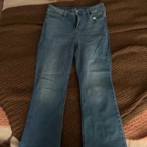Old Navy Blue Flare Jeans - Faded Mid Wash